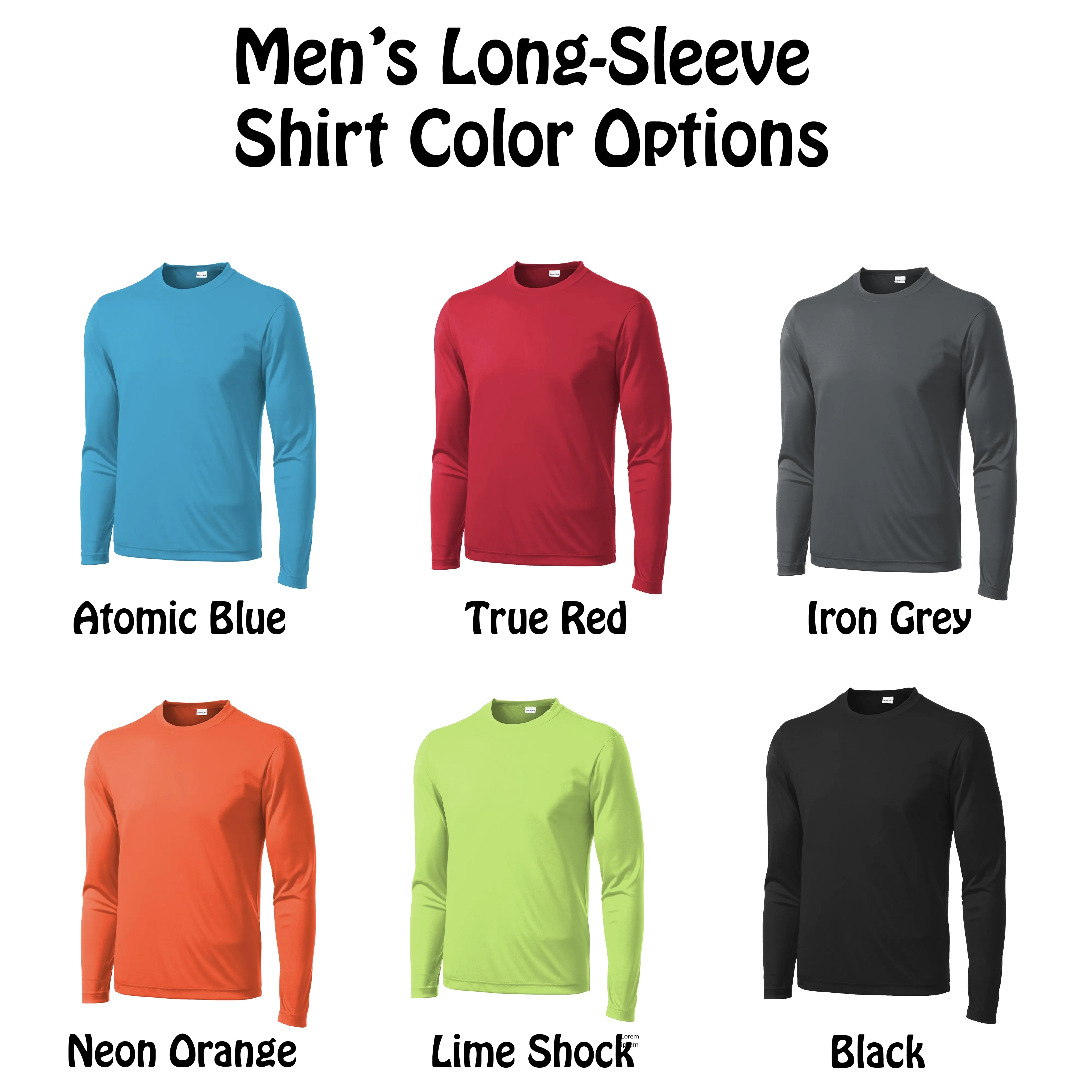 002 With Pickleballs (Patriotic Stars) | Men's Long Sleeve Athletic Shirt | 100% Polyester