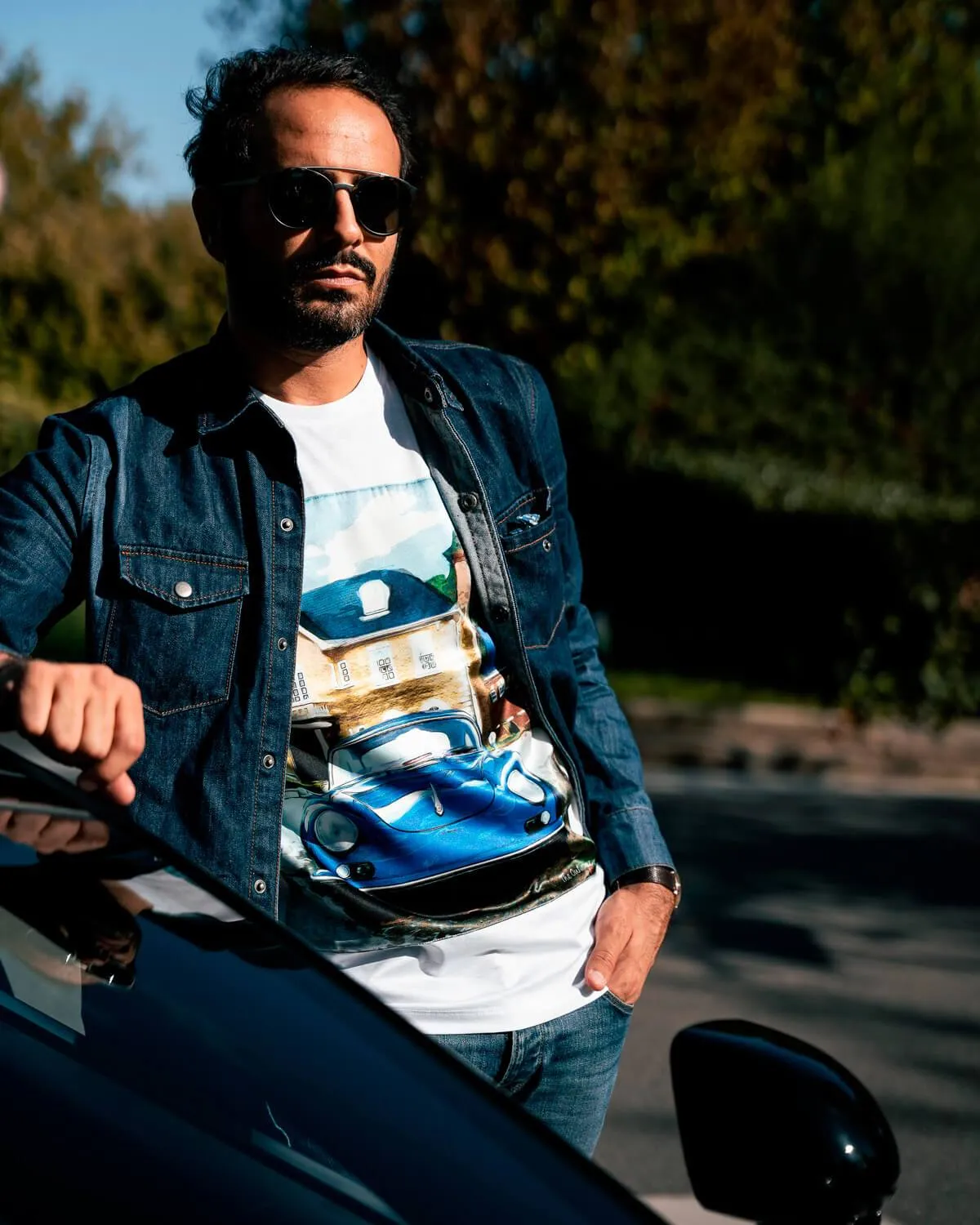 356’S PORTRAIT -  T-shirt with silk application - Limited Edition
