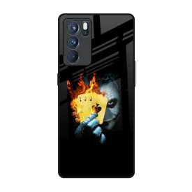 AAA Joker Glass Case for Oppo Reno6 Pro