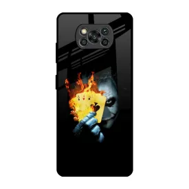 AAA Joker Glass Case for Poco X3 Pro