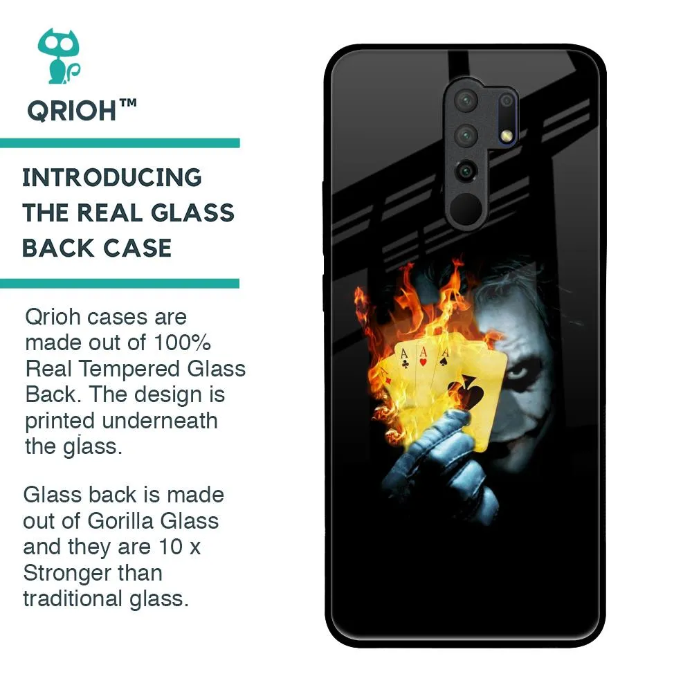 AAA Joker Glass Case for Redmi 9 prime
