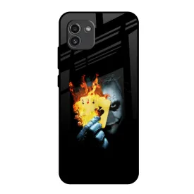 AAA Joker Glass Case for Samsung Galaxy A03