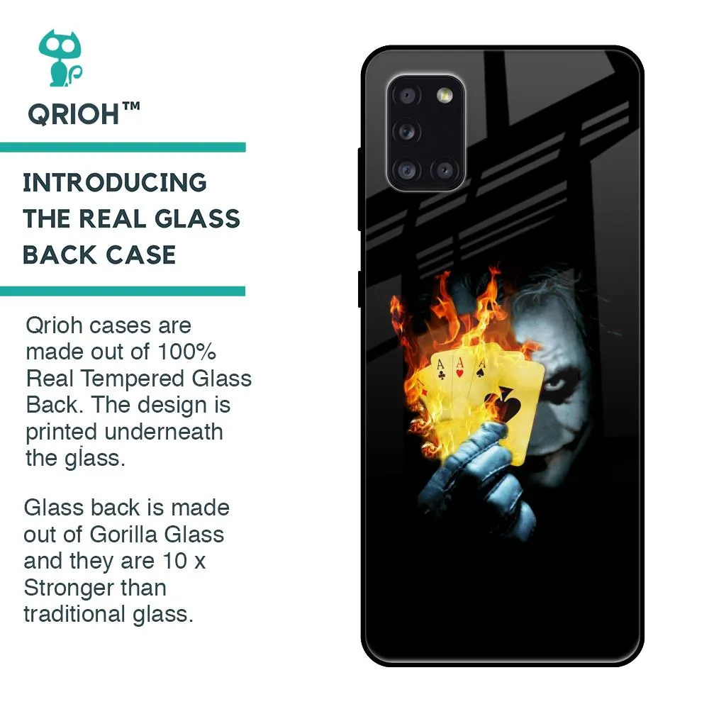 AAA Joker Glass Case for Samsung Galaxy A31