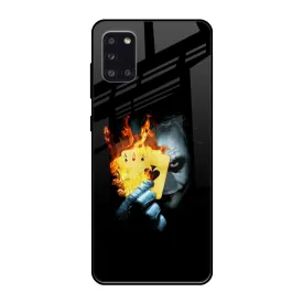 AAA Joker Glass Case for Samsung Galaxy A31