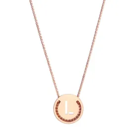 ABC's - L 18K Gold Plated Necklace