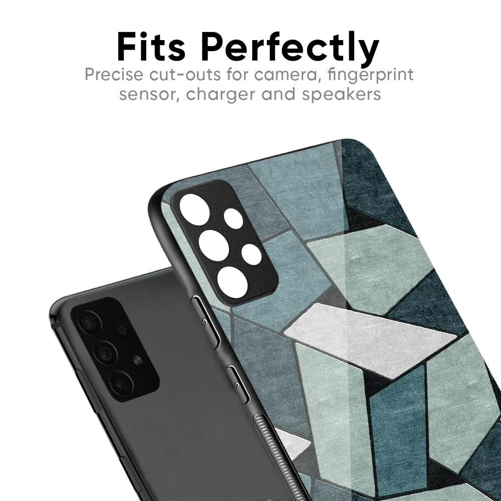 Abstact Tiles Glass Case for Realme 7 Pro