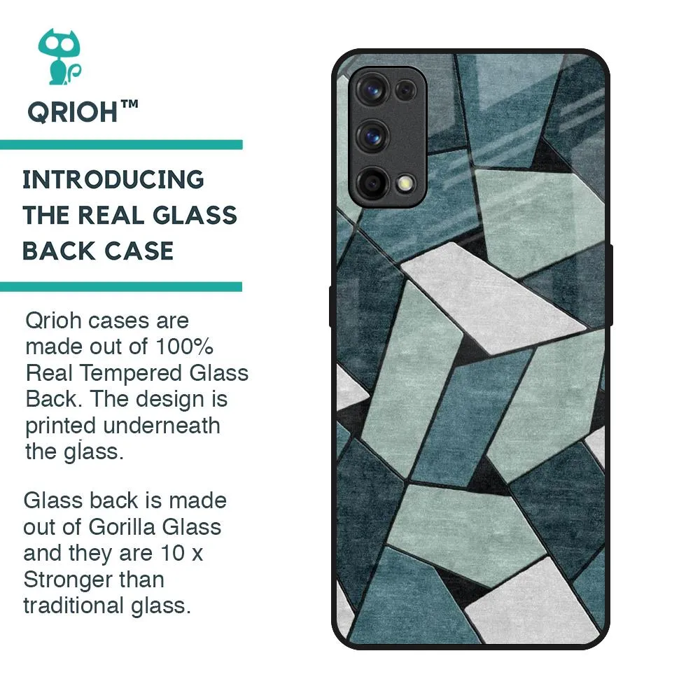 Abstact Tiles Glass Case for Realme 7 Pro