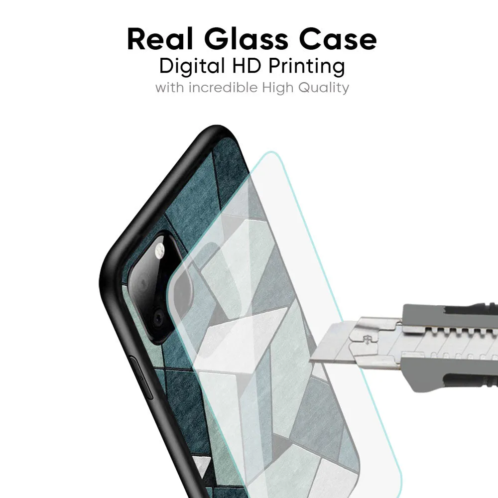 Abstact Tiles Glass Case for Realme 7 Pro