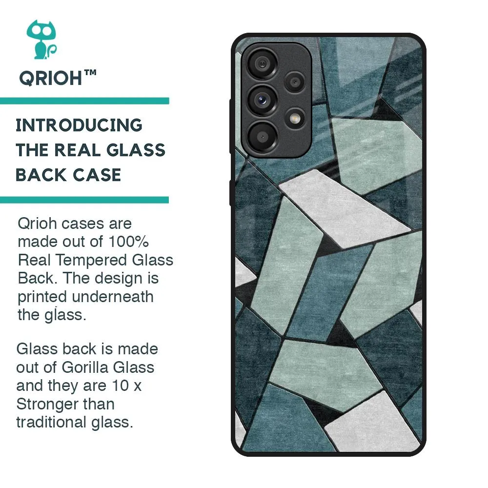 Abstact Tiles Glass Case for Samsung Galaxy A33 5G