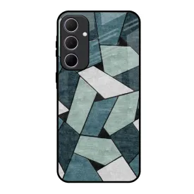 Abstact Tiles Glass Case for Samsung Galaxy A35 5G