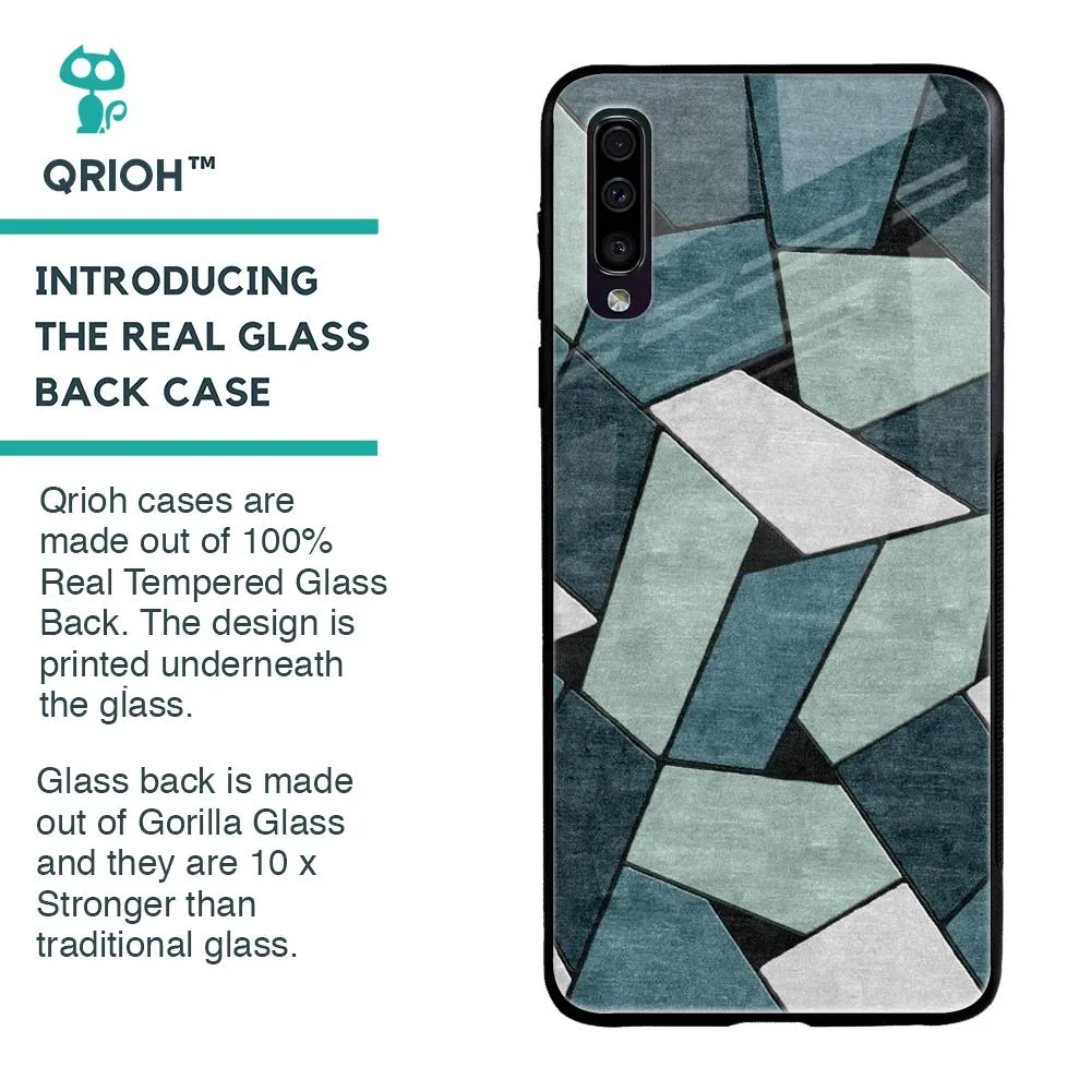 Abstact Tiles Glass Case for Samsung Galaxy A50