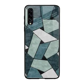Abstact Tiles Glass Case for Samsung Galaxy A50s