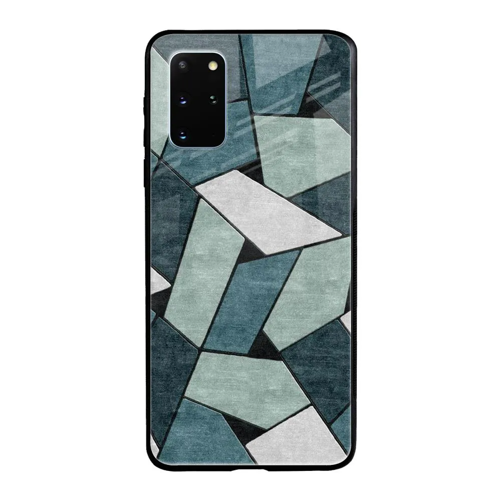Abstact Tiles Glass Case for Samsung Galaxy S20 Plus