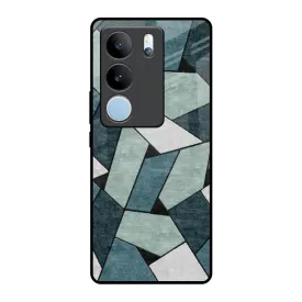 Abstact Tiles Glass Case for Vivo V29 Pro 5G