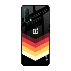 Abstract Arrow Pattern Glass Case For OnePlus Nord CE
