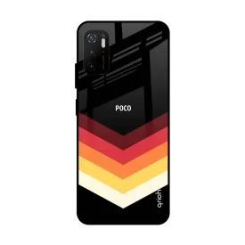 Abstract Arrow Pattern Glass Case For Poco M3 Pro