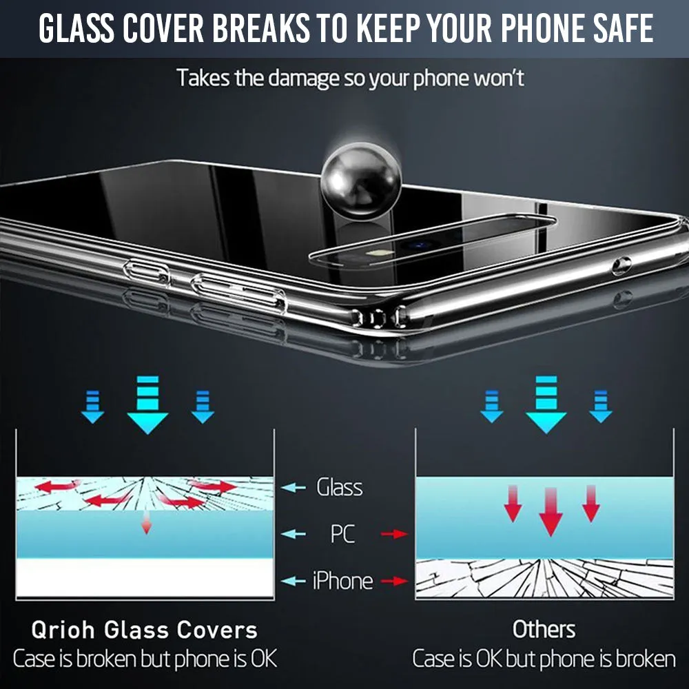 Abstract Arrow Pattern Glass Case For Poco M4 5G