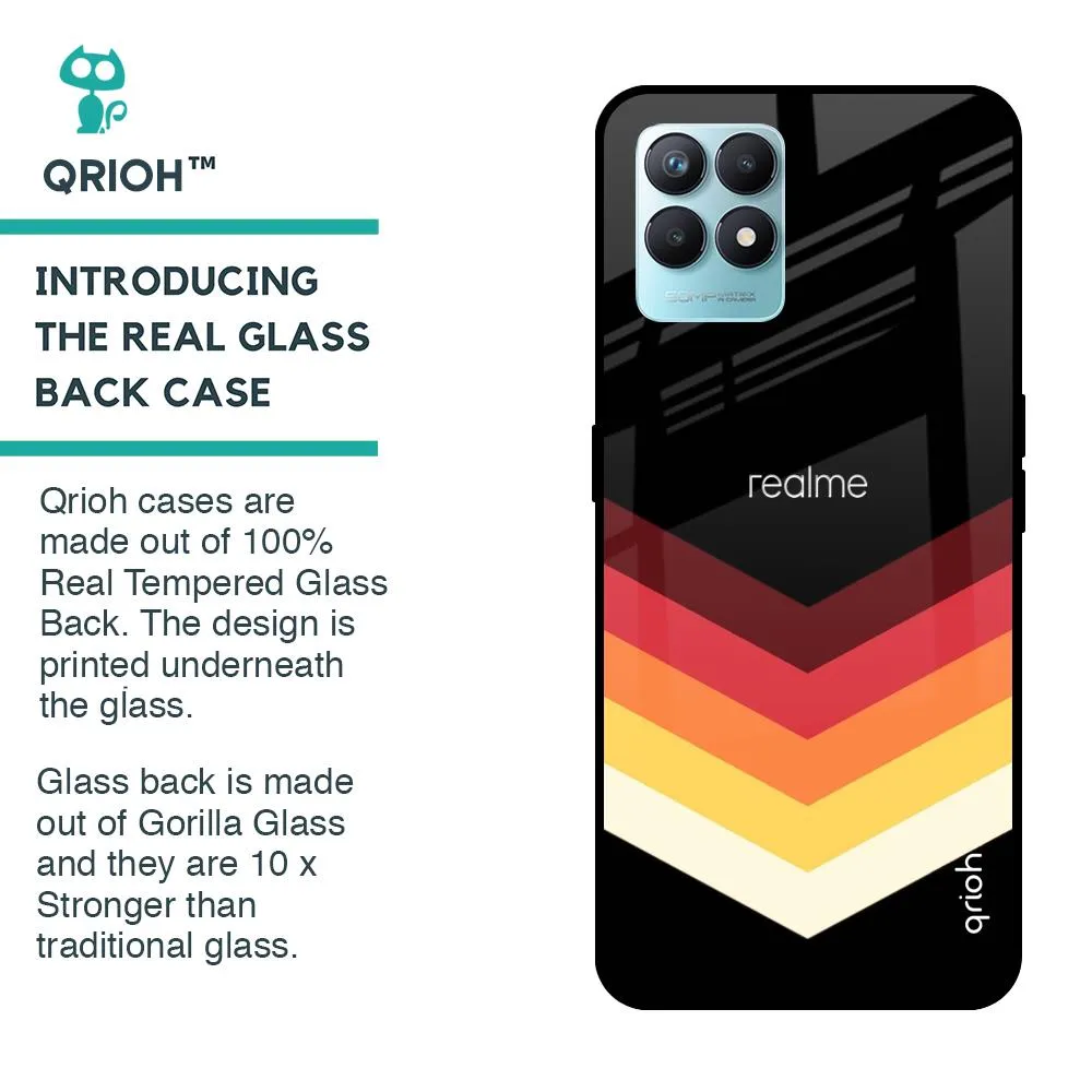 Abstract Arrow Pattern Glass Case For Realme Narzo 50