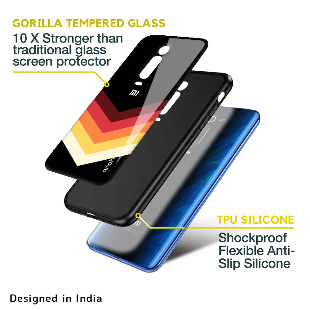 Abstract Arrow Pattern Glass Case For Redmi 9 prime