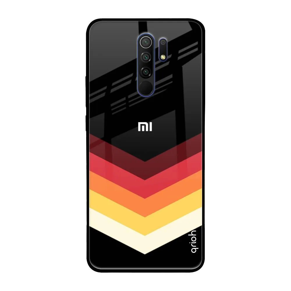 Abstract Arrow Pattern Glass Case For Redmi 9 prime