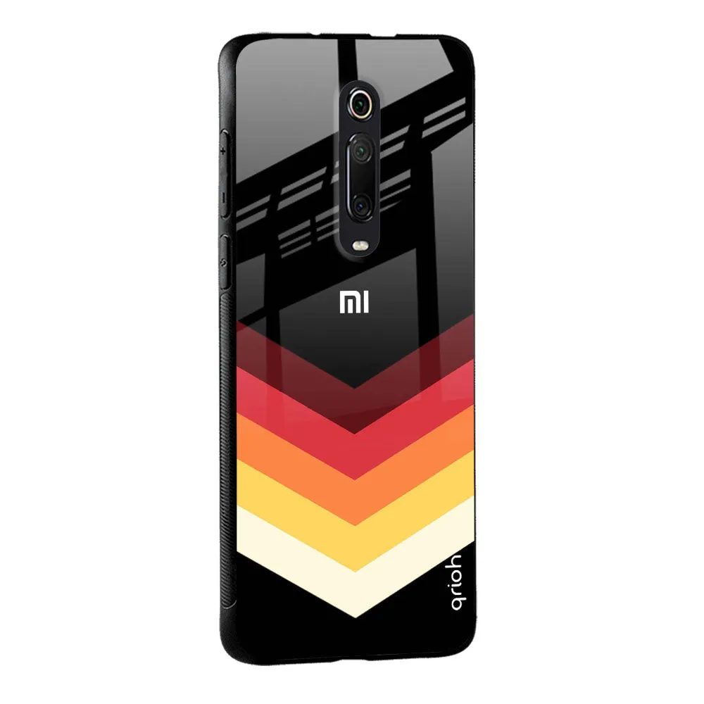 Abstract Arrow Pattern Glass Case For Redmi A1