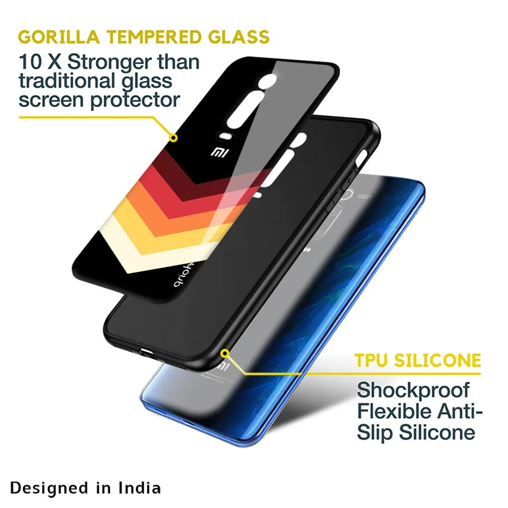 Abstract Arrow Pattern Glass Case For Redmi A1