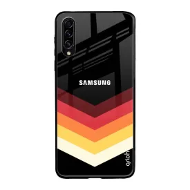 Abstract Arrow Pattern Glass Case For Samsung Galaxy A50s