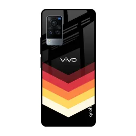 Abstract Arrow Pattern Glass Case For Vivo X60 Pro