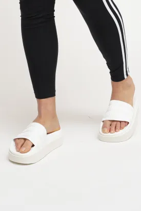 Adilette Bonega W - White