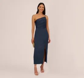 Adrianna Papell AP1E210669 - Pleated One Shoulder Dress