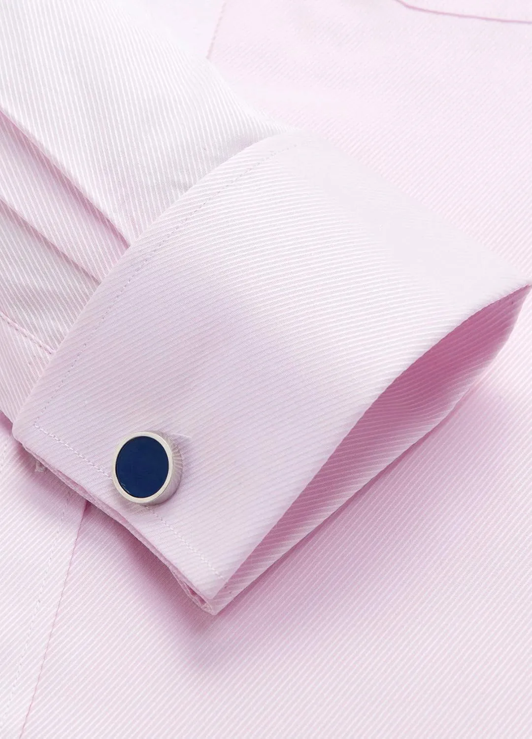 Alimens & Gentle French Cuff Regular Fit Dress Shirts (Cufflink Included)