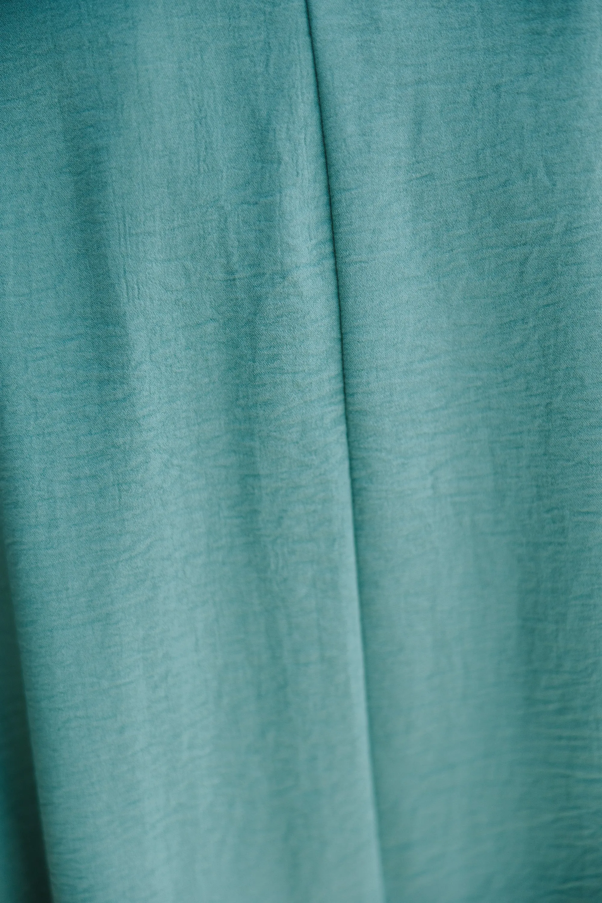 All I Ask Dark Sage Green Ruffled Top