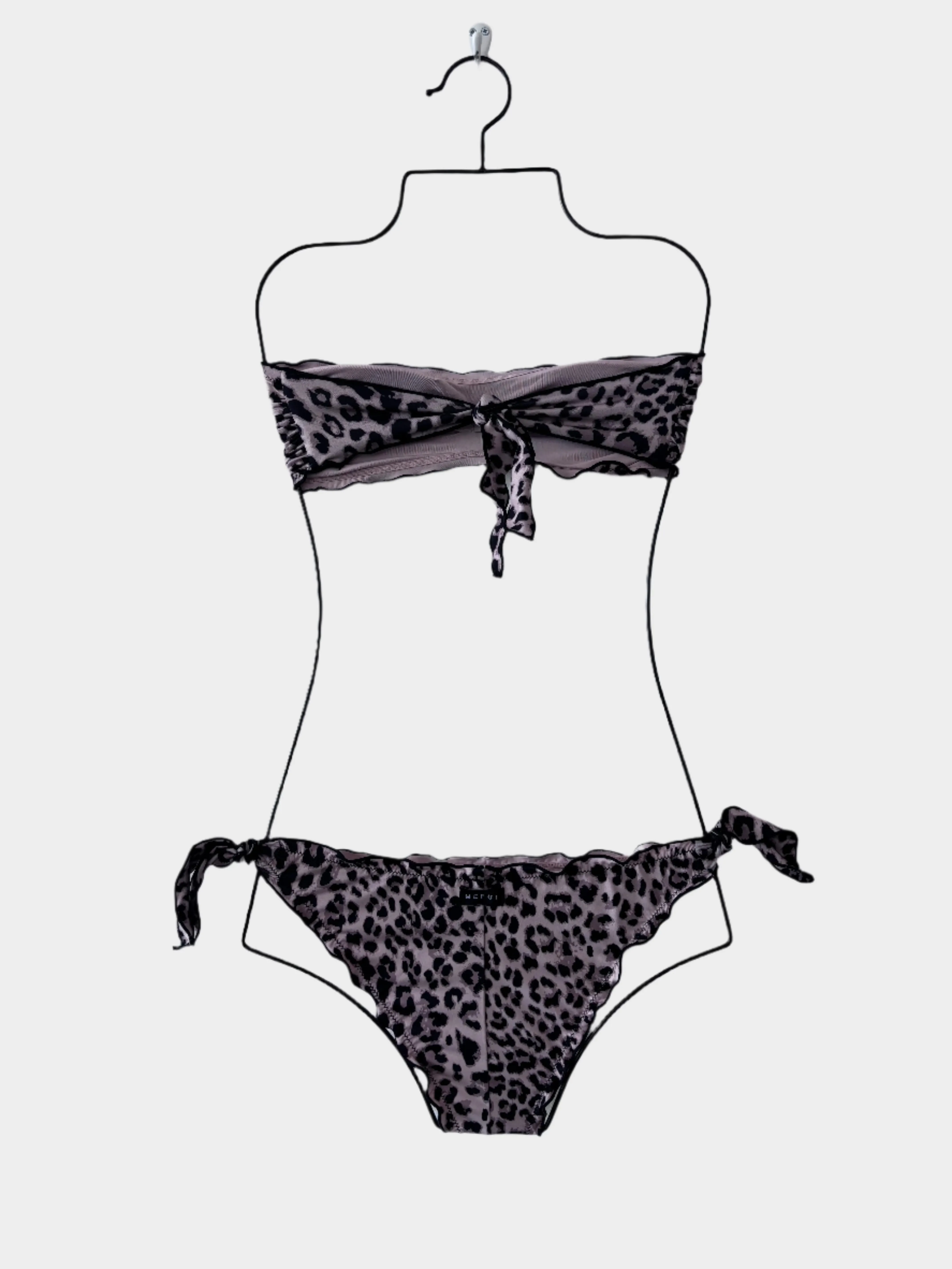 Animalier Curly Bandeau Bikini