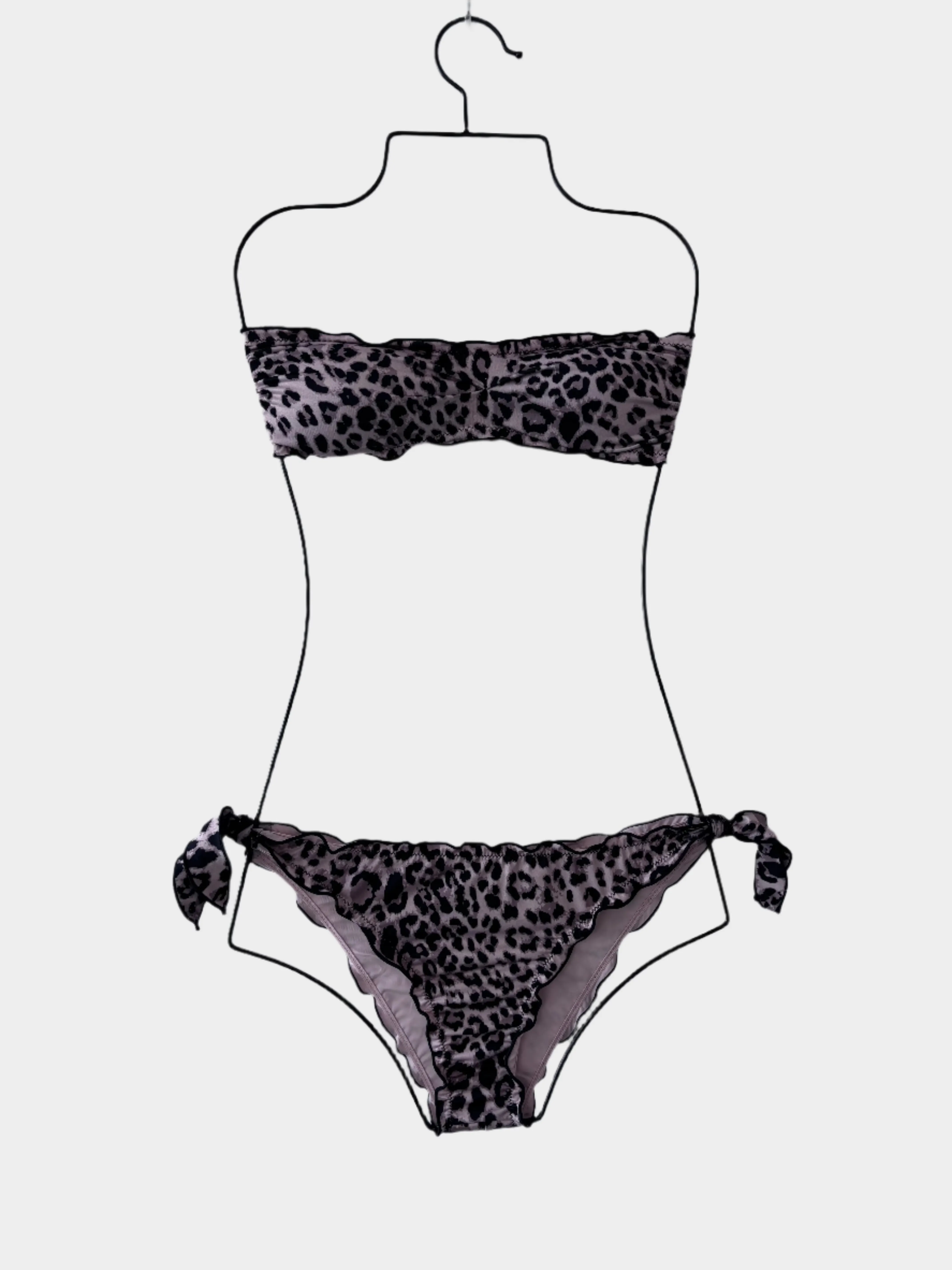 Animalier Curly Bandeau Bikini