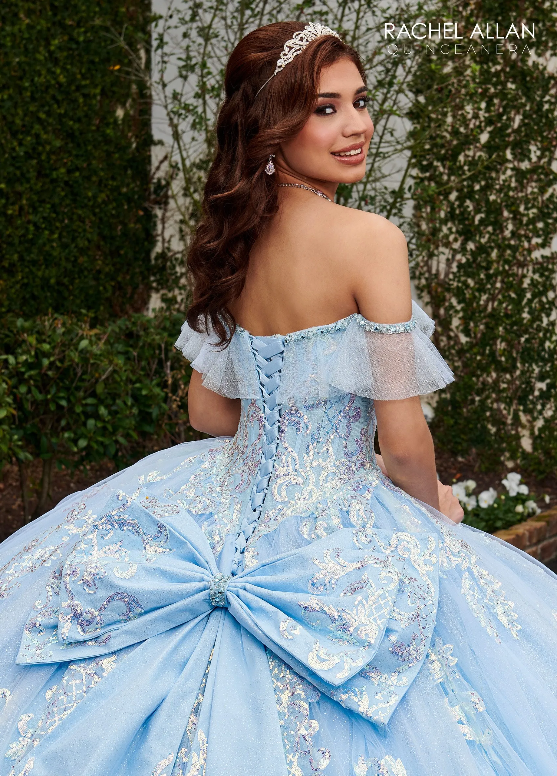 Applique Off Shoulder Quinceanera Dress by Rachel Allan RQ2166