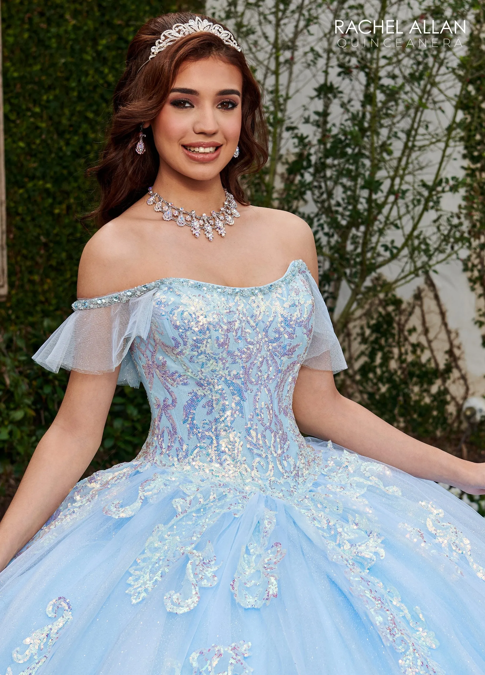 Applique Off Shoulder Quinceanera Dress by Rachel Allan RQ2166