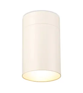 Aruba 1Lt Small/Large Flush Spotlight E27 - White/Silver