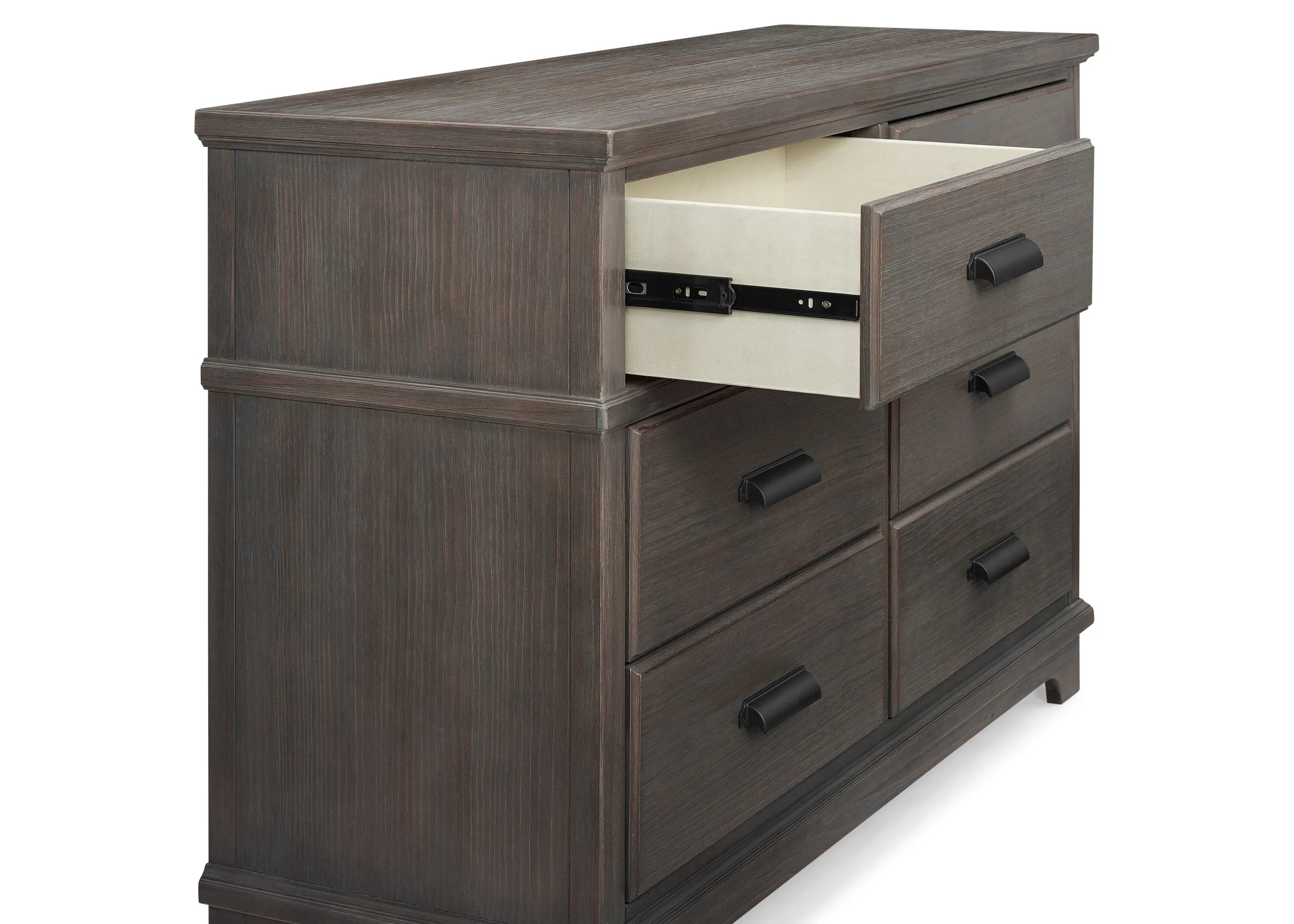Asher 6 Drawer Dresser with Changing Top and Interlocking Drawers