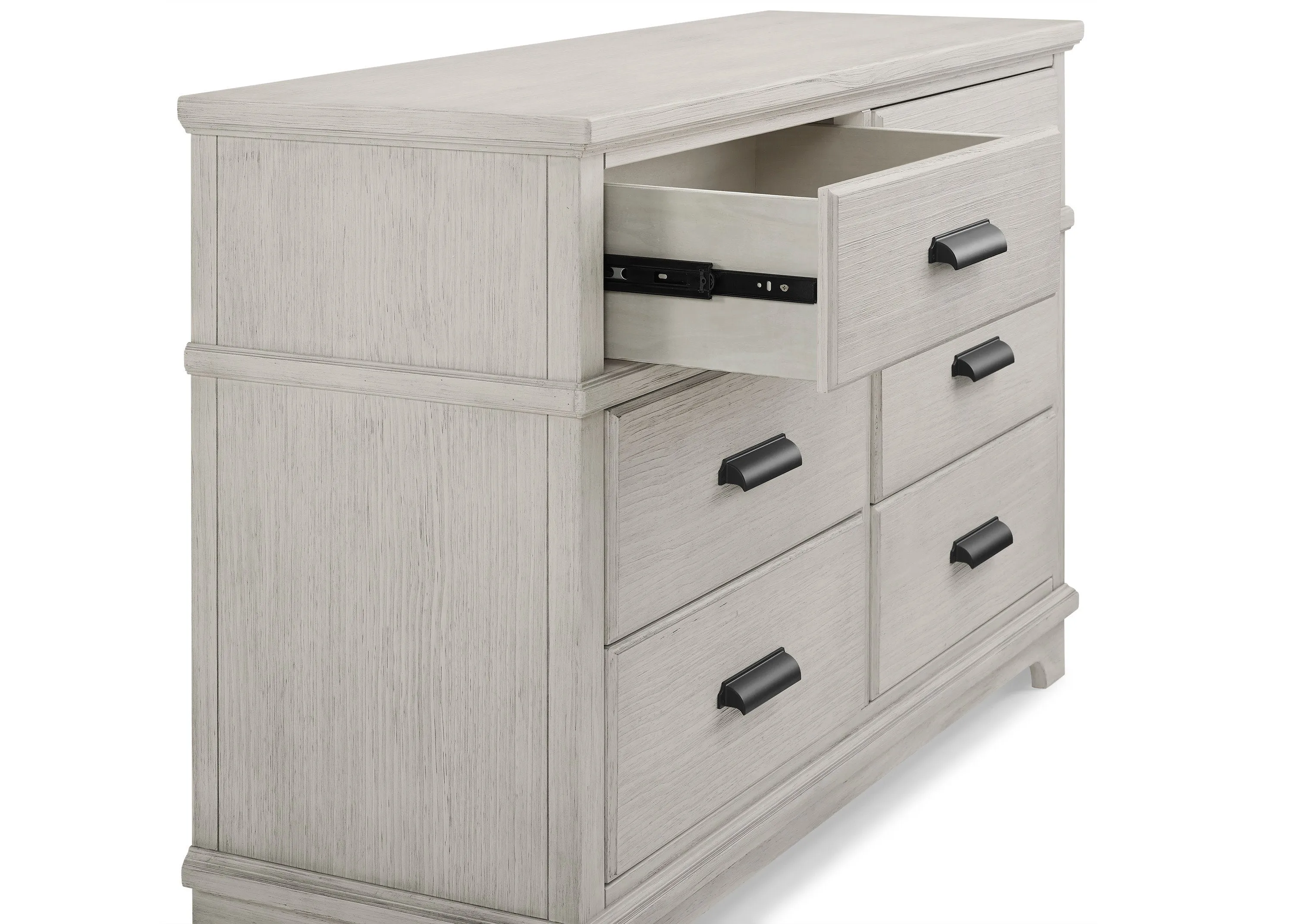 Asher 6 Drawer Dresser with Changing Top and Interlocking Drawers