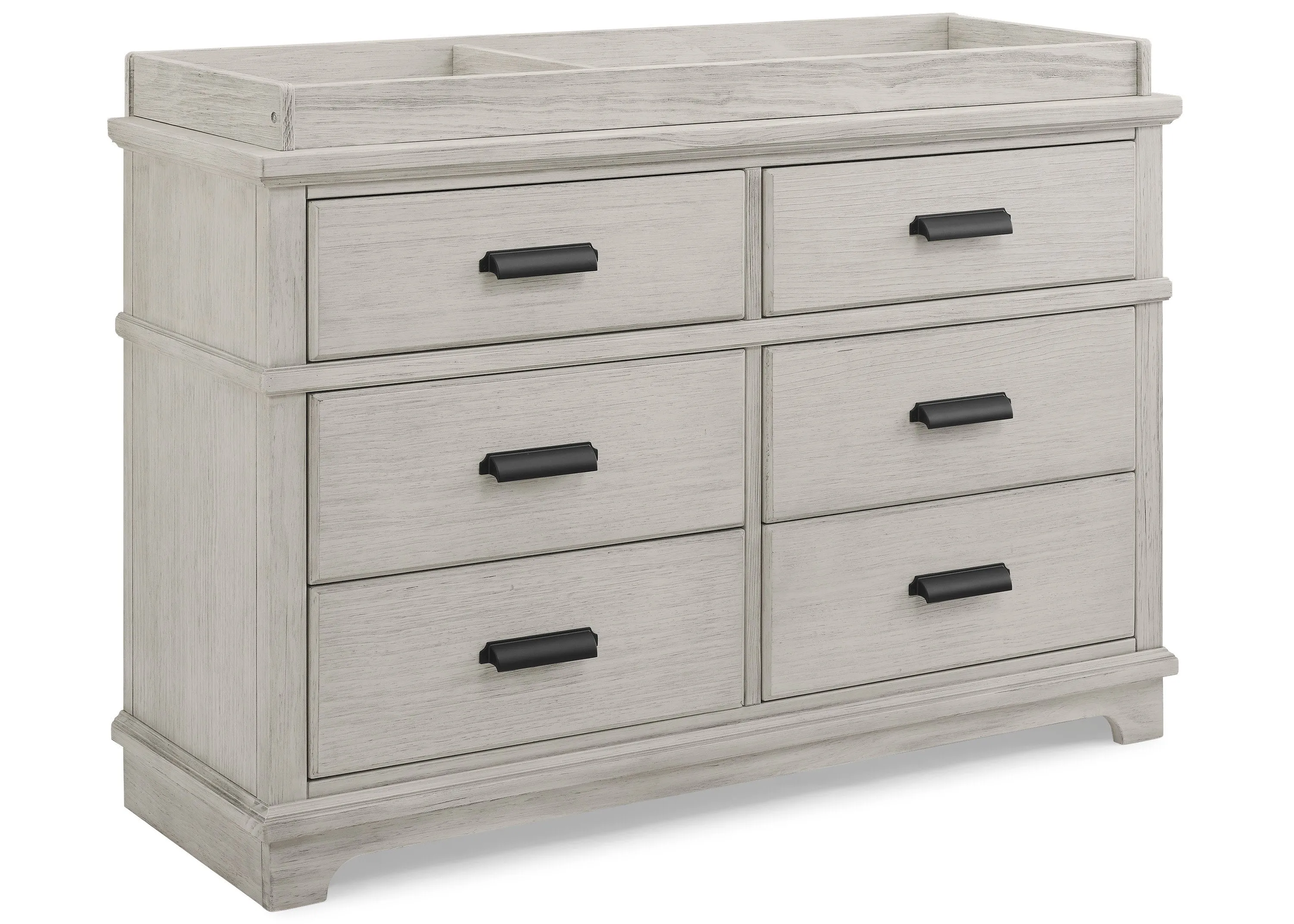 Asher 6 Drawer Dresser with Changing Top and Interlocking Drawers