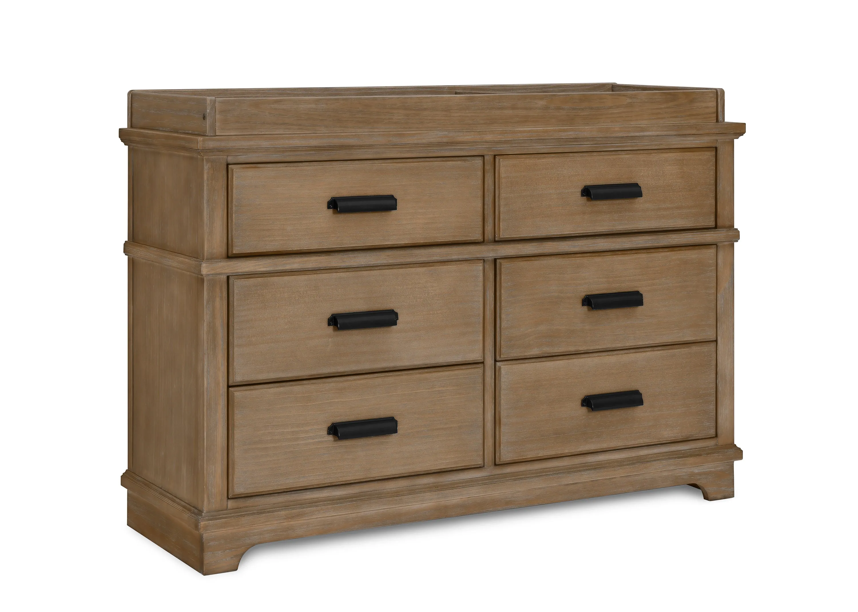 Asher 6 Drawer Dresser with Changing Top and Interlocking Drawers