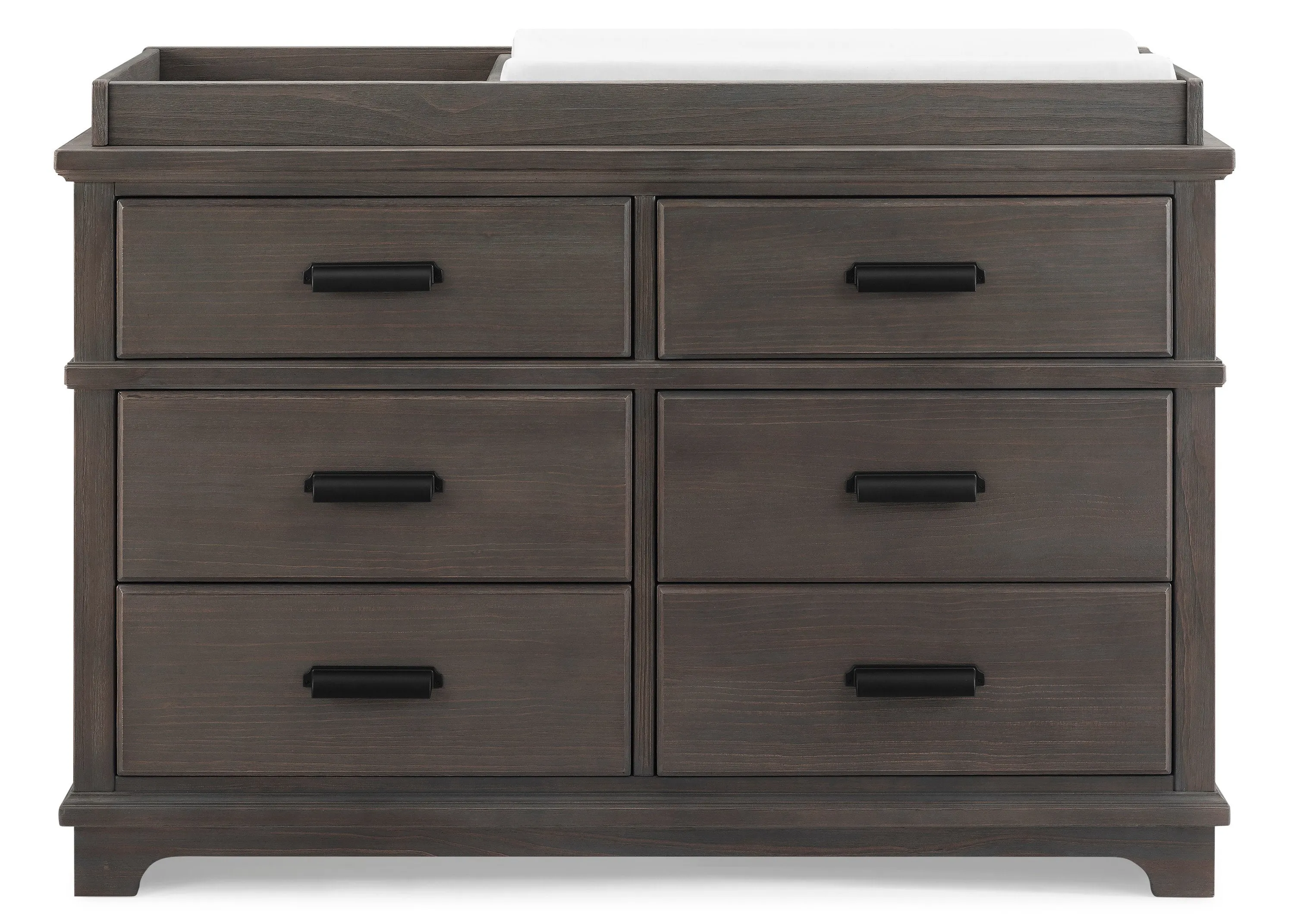 Asher 6 Drawer Dresser with Changing Top and Interlocking Drawers