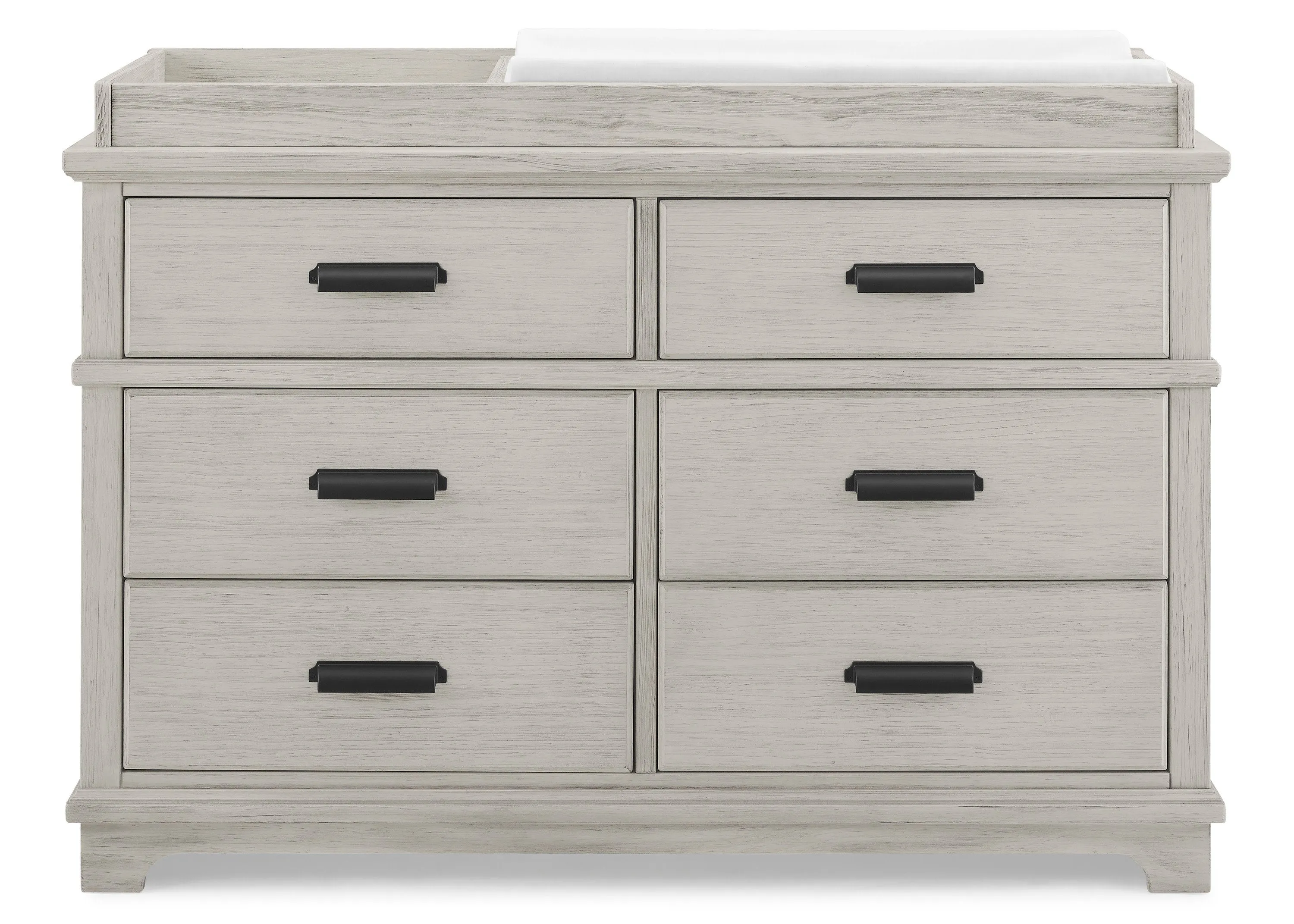 Asher 6 Drawer Dresser with Changing Top and Interlocking Drawers