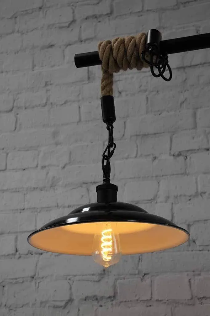 Barn Rope Swing Pendant Light