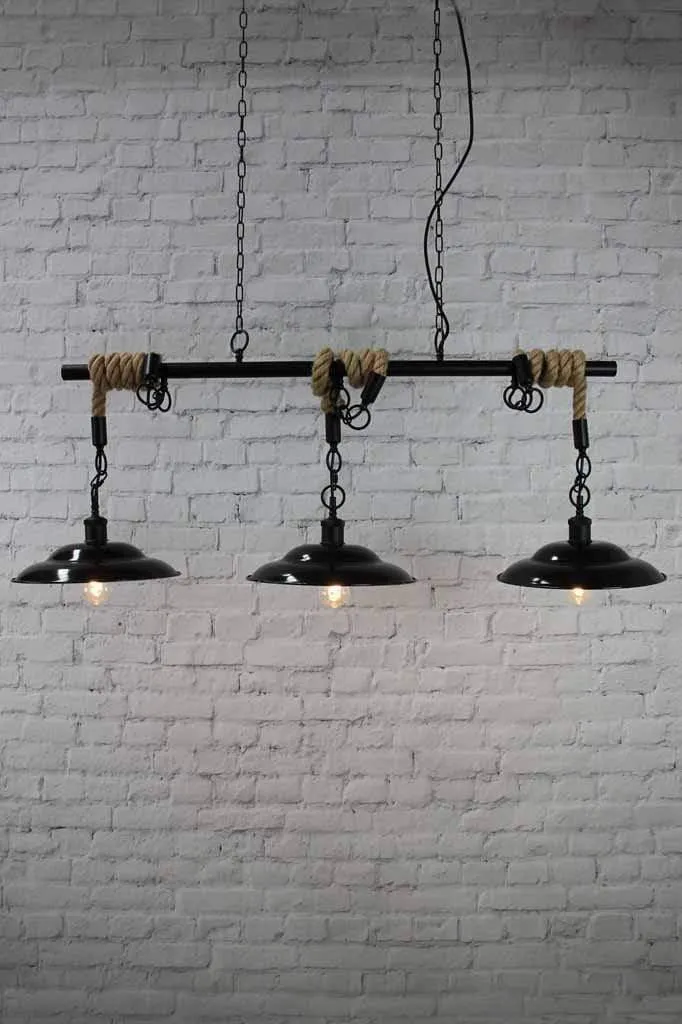Barn Rope Swing Pendant Light