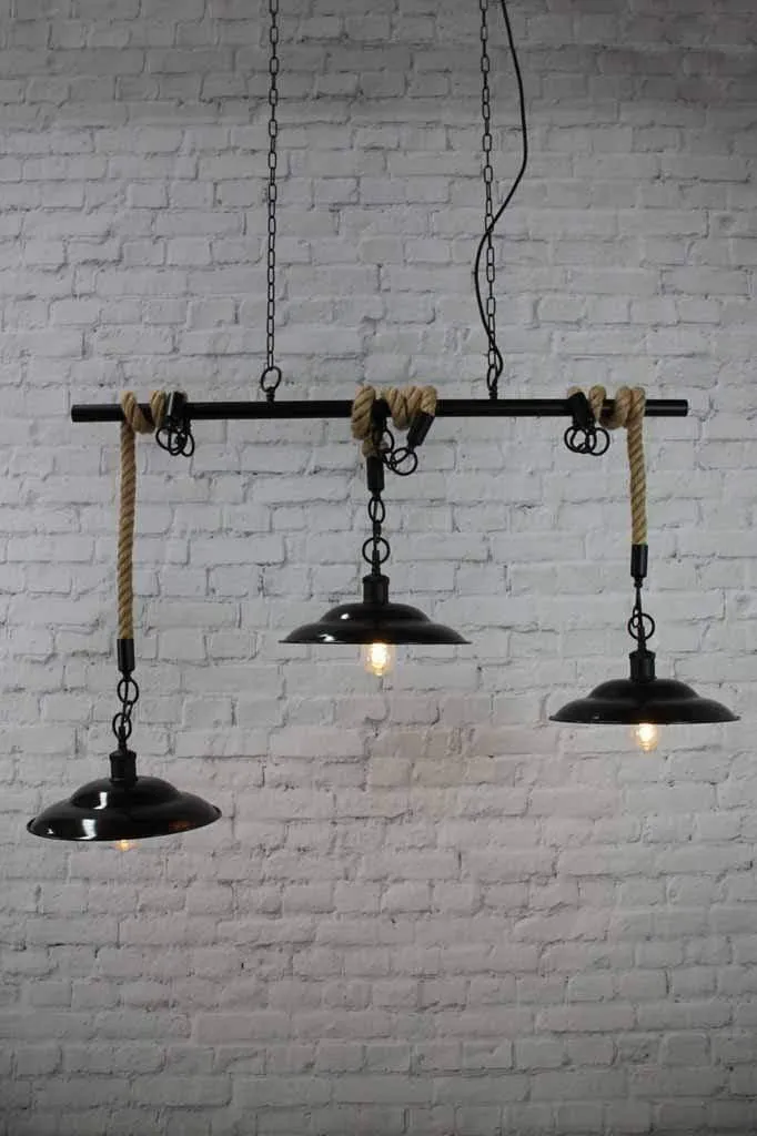 Barn Rope Swing Pendant Light