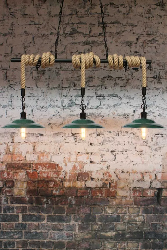 Barn Rope Swing Pendant Light