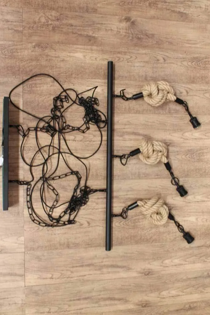 Barn Rope Swing Pendant Light
