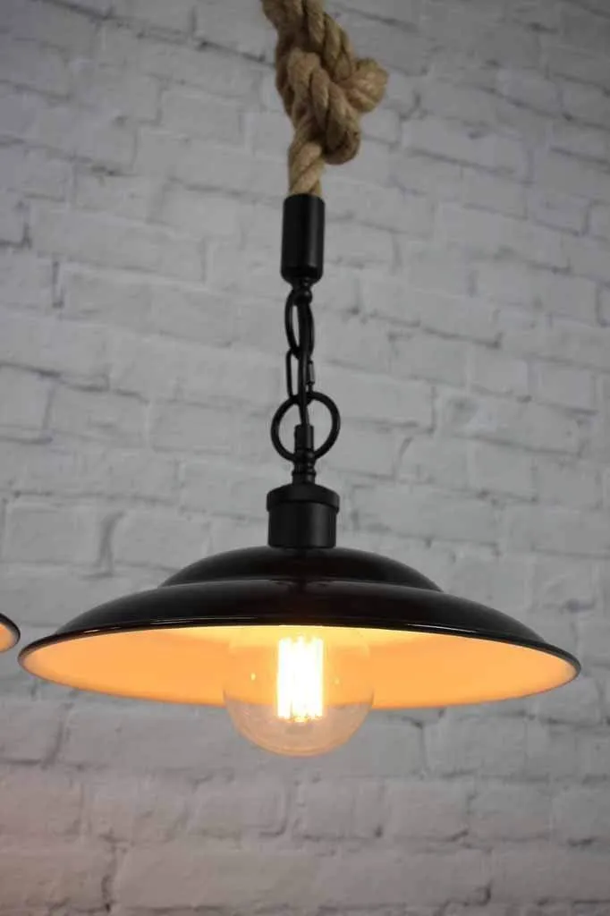 Barn Rope Swing Pendant Light