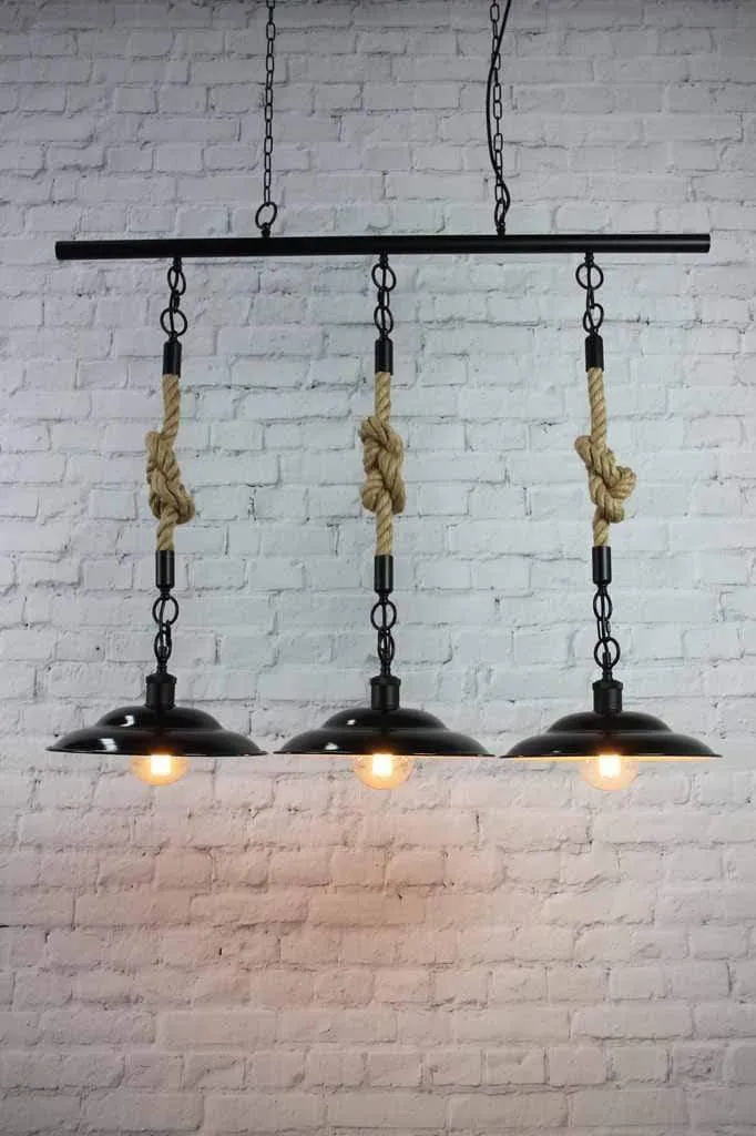 Barn Rope Swing Pendant Light